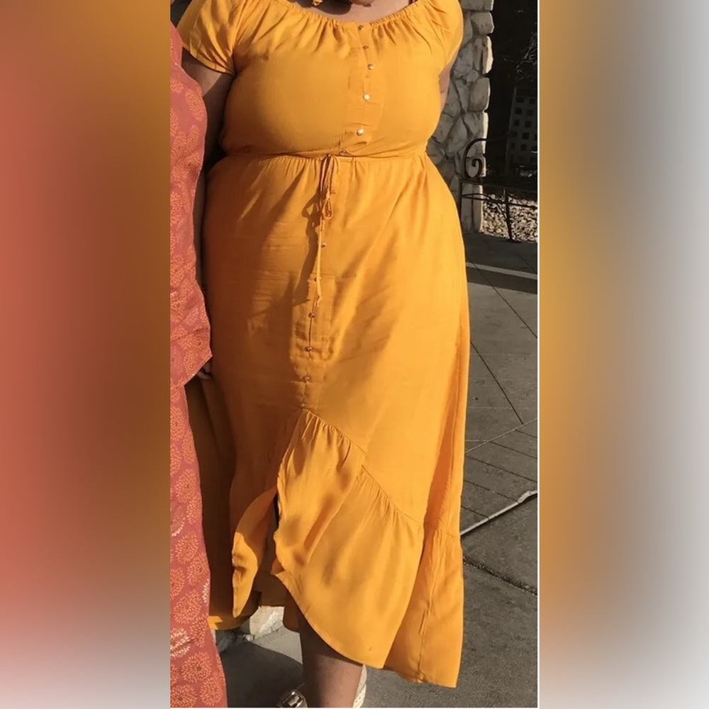 Just Found Golden Yellow Dress Size 2x
